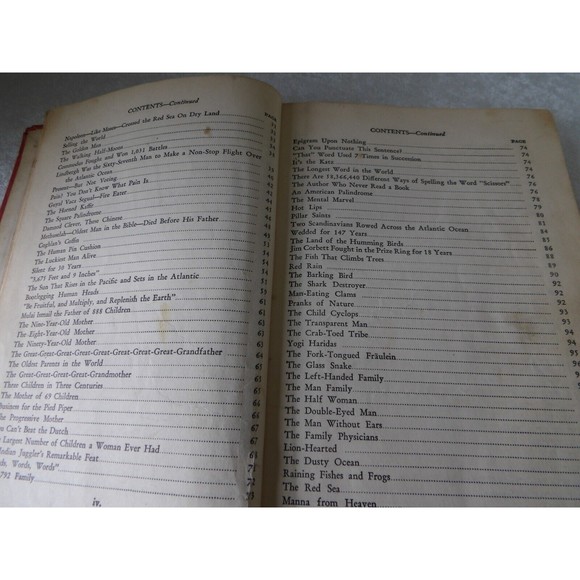 1934 Ripley's Big Book of Believe it or Not- Vintage - Oddities - Rare - Unusual - Picture 16 of 16